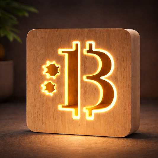 Designleuchte "Bitcoin"