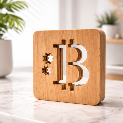 Designleuchte "Bitcoin"