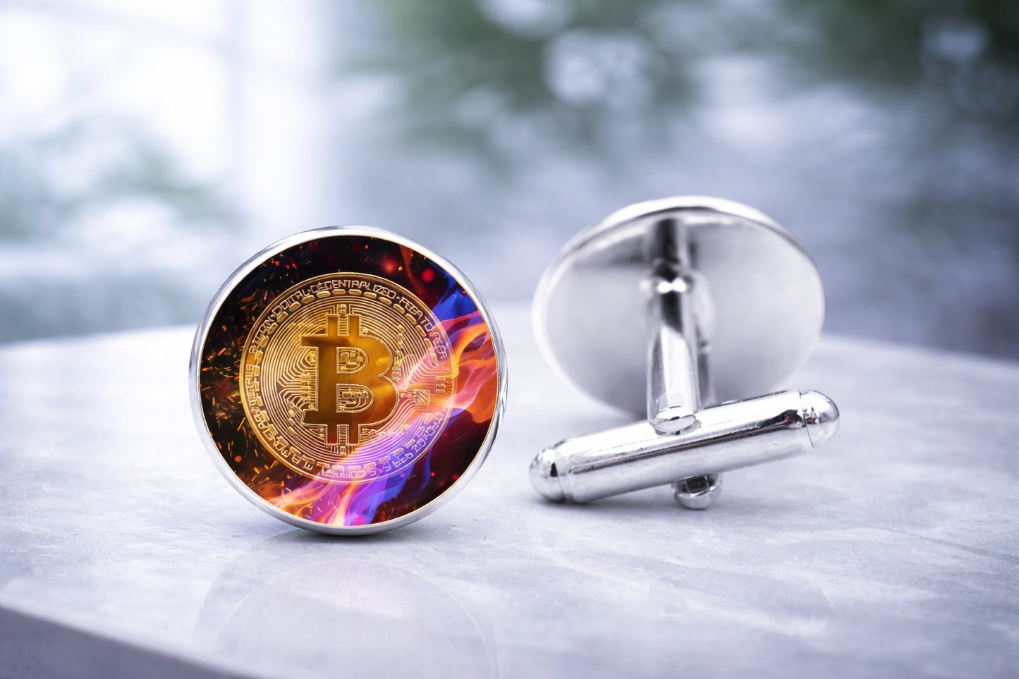 Manschettenknöpfe "BTC"