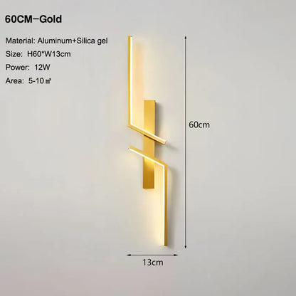 LED-Wandleuchte "chart-straight"