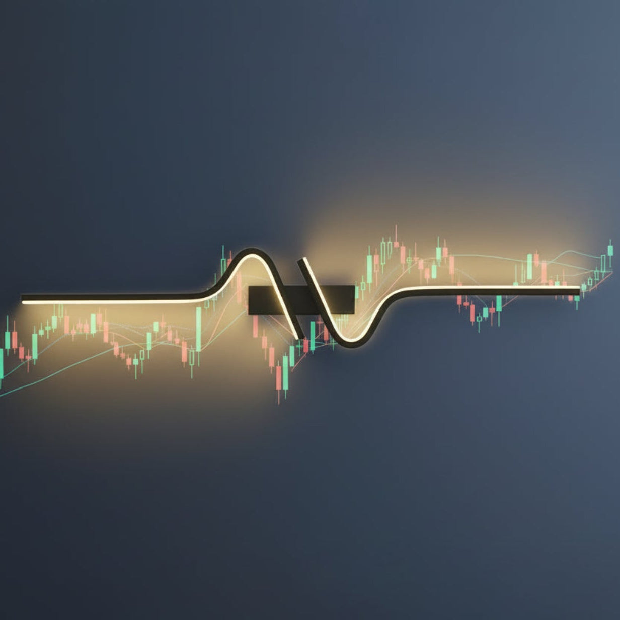LED-Wandleuchte "chart-curve"