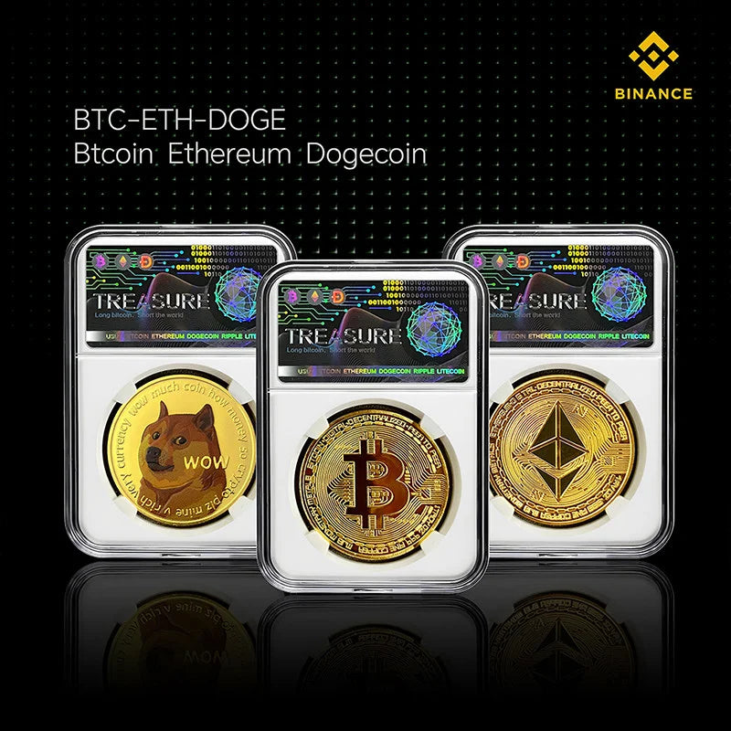 Kryptowährungs-Münze – Bitcoin & Co