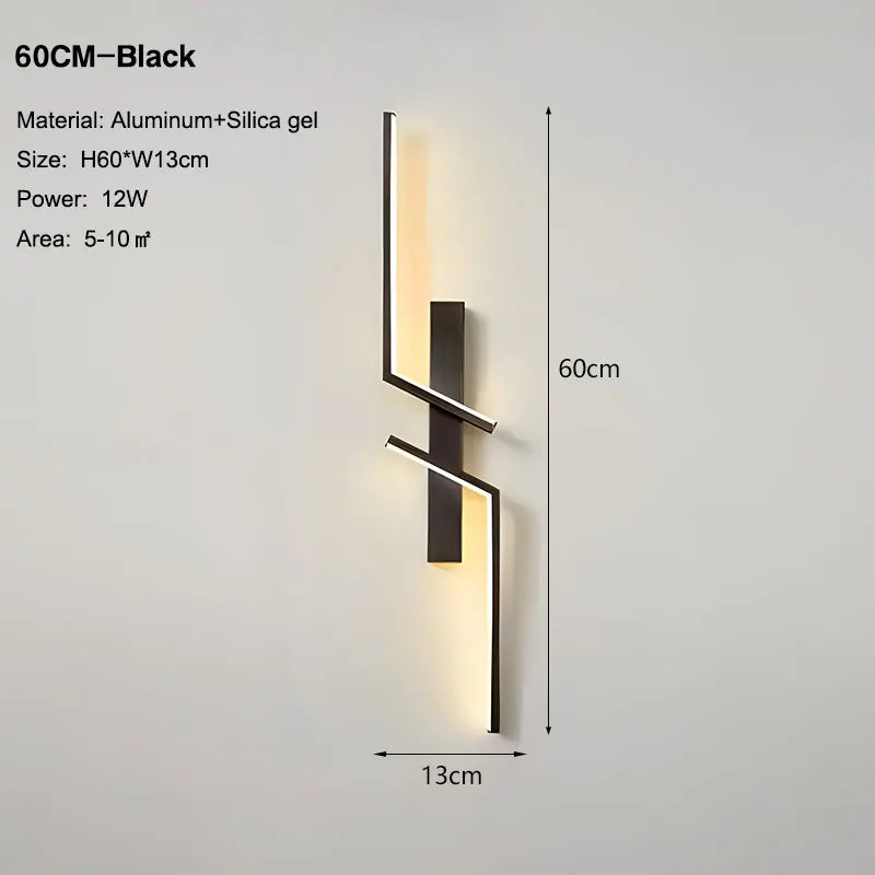 LED-Wandleuchte "chart-straight"