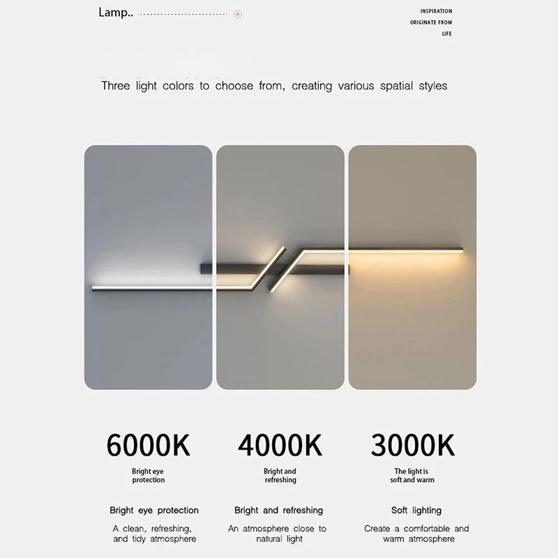 LED-Wandleuchte "chart-straight"