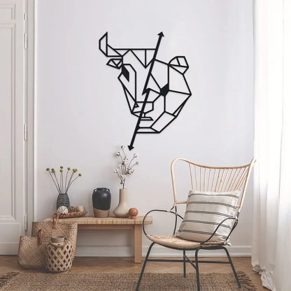 Metall-Wandart "BullBear"