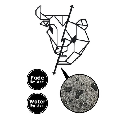 Metall-Wandart "BullBear"