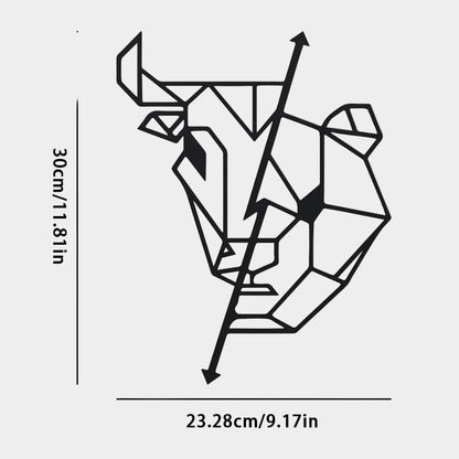 Metall-Wandart "BullBear"