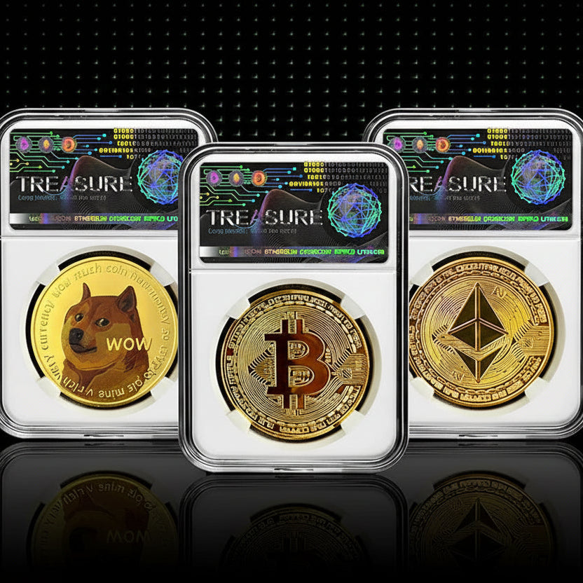 Kryptowährungs-Münze – Bitcoin & Co