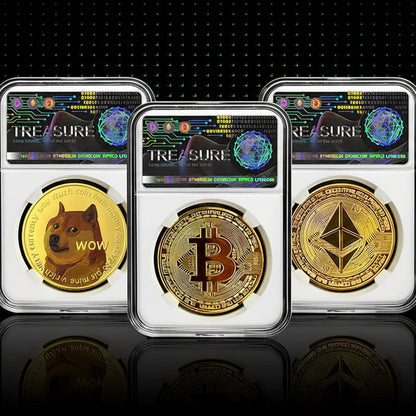 Kryptowährungs-Münze – Bitcoin & Co